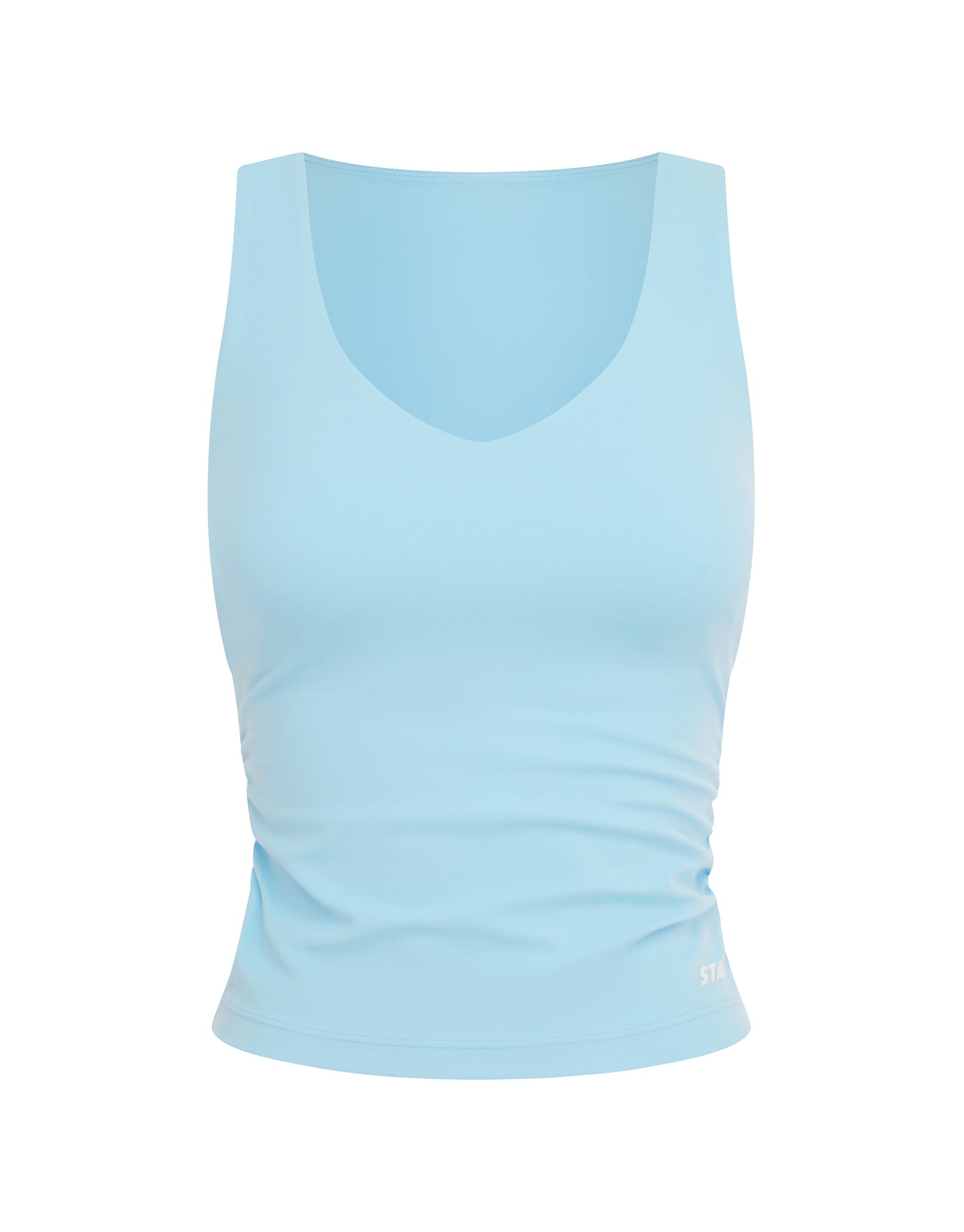 V Front Ruched Tank Airlyte - Mist