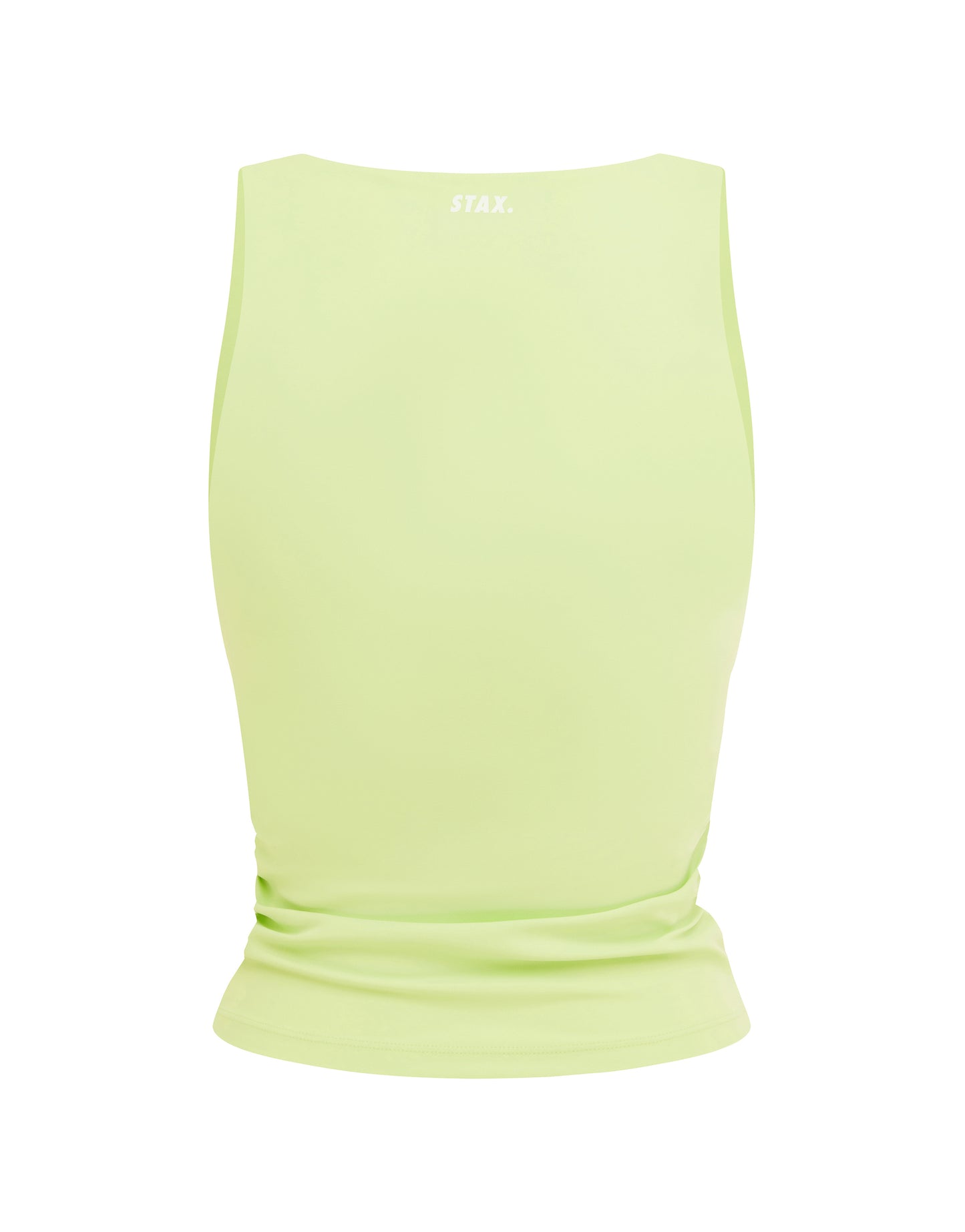 V Front Ruched Tank Airlyte - Lime