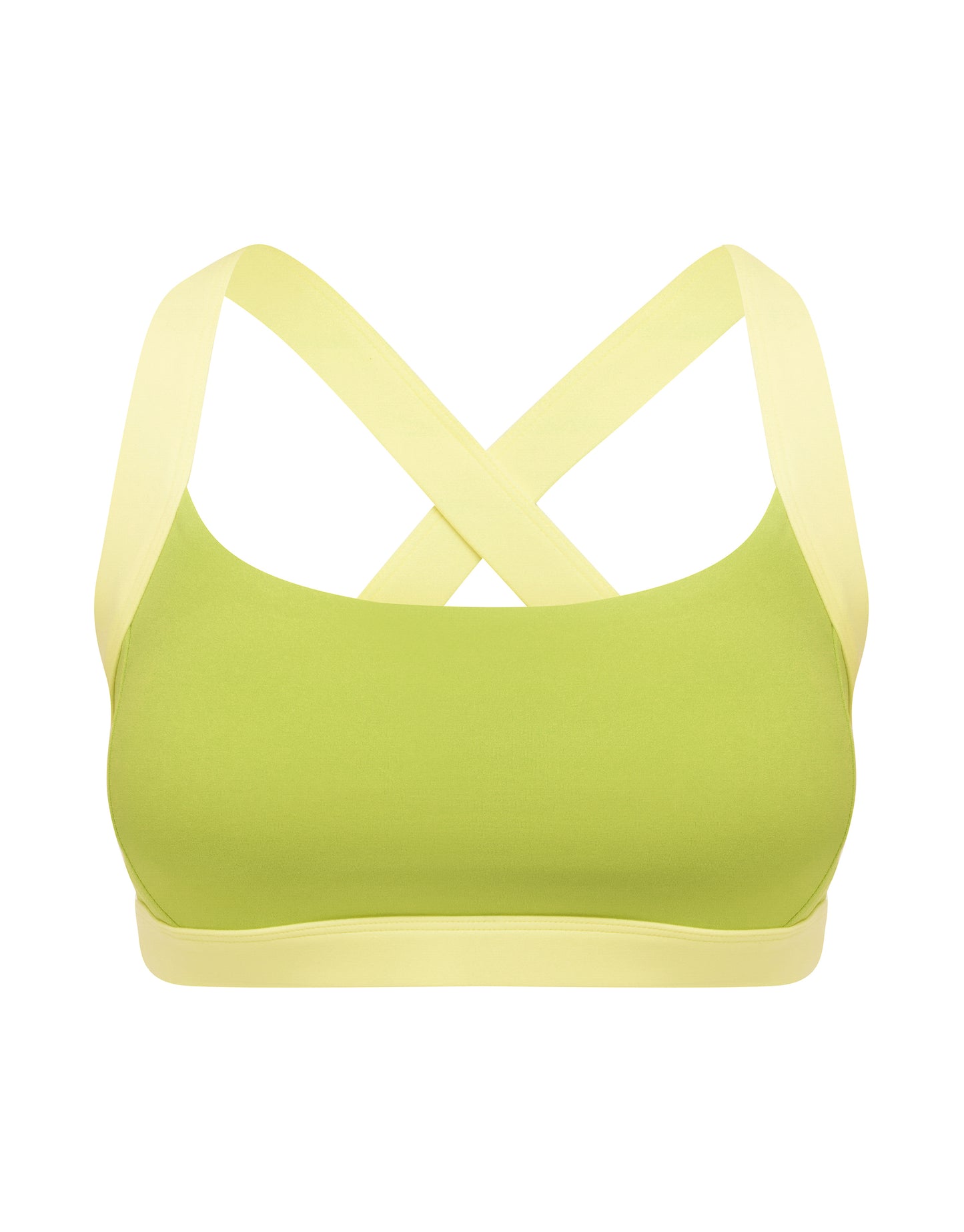 Panel Crossback Sports Bra Airlyte - Limeade