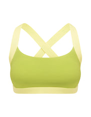 Panel Crossback Sports Bra Airlyte - Limeade