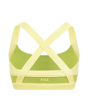 Panel Crossback Sports Bra Airlyte - Limeade