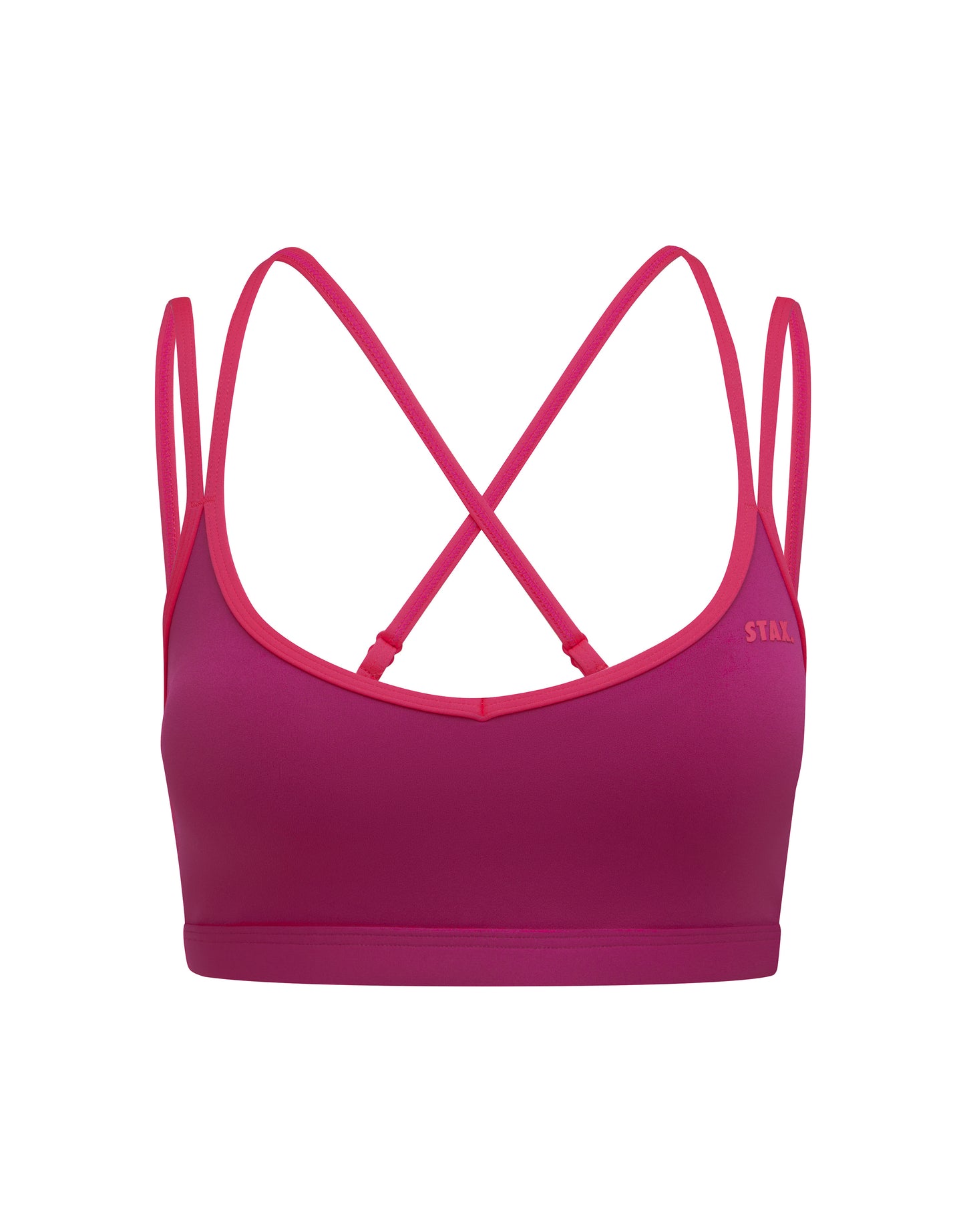 Double Strap Crop Airlyte - Orchid