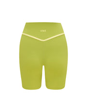 Panel Midi Bike Shorts Airlyte - Limeade