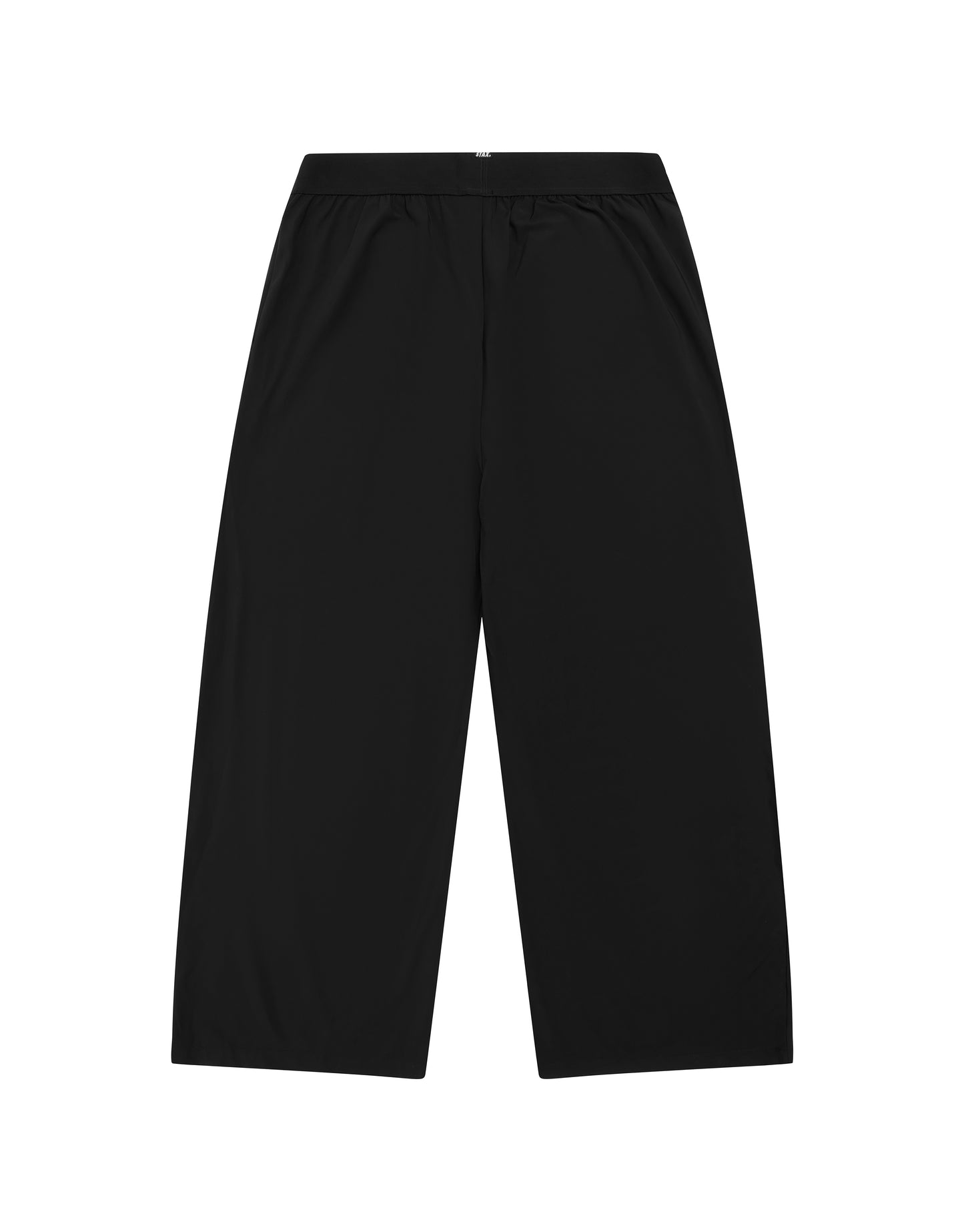 Flat lay back view of STAX. Gigi Pants in black