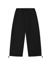 Flat lay front view of STAX. Stella Pants in black