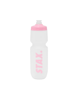 Sports Water Bottle - Pink/Clear