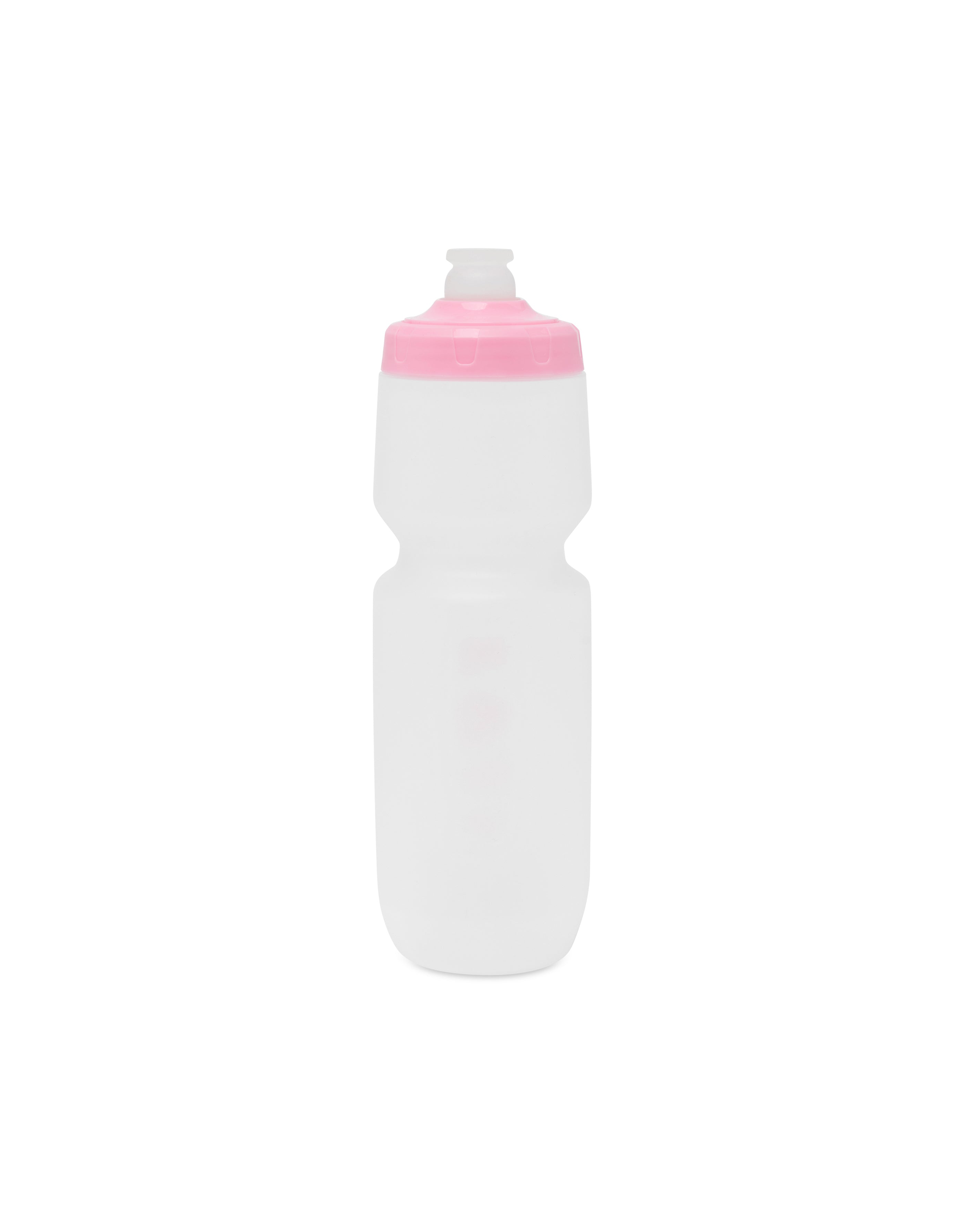 Sports Water Bottle - Pink/Clear