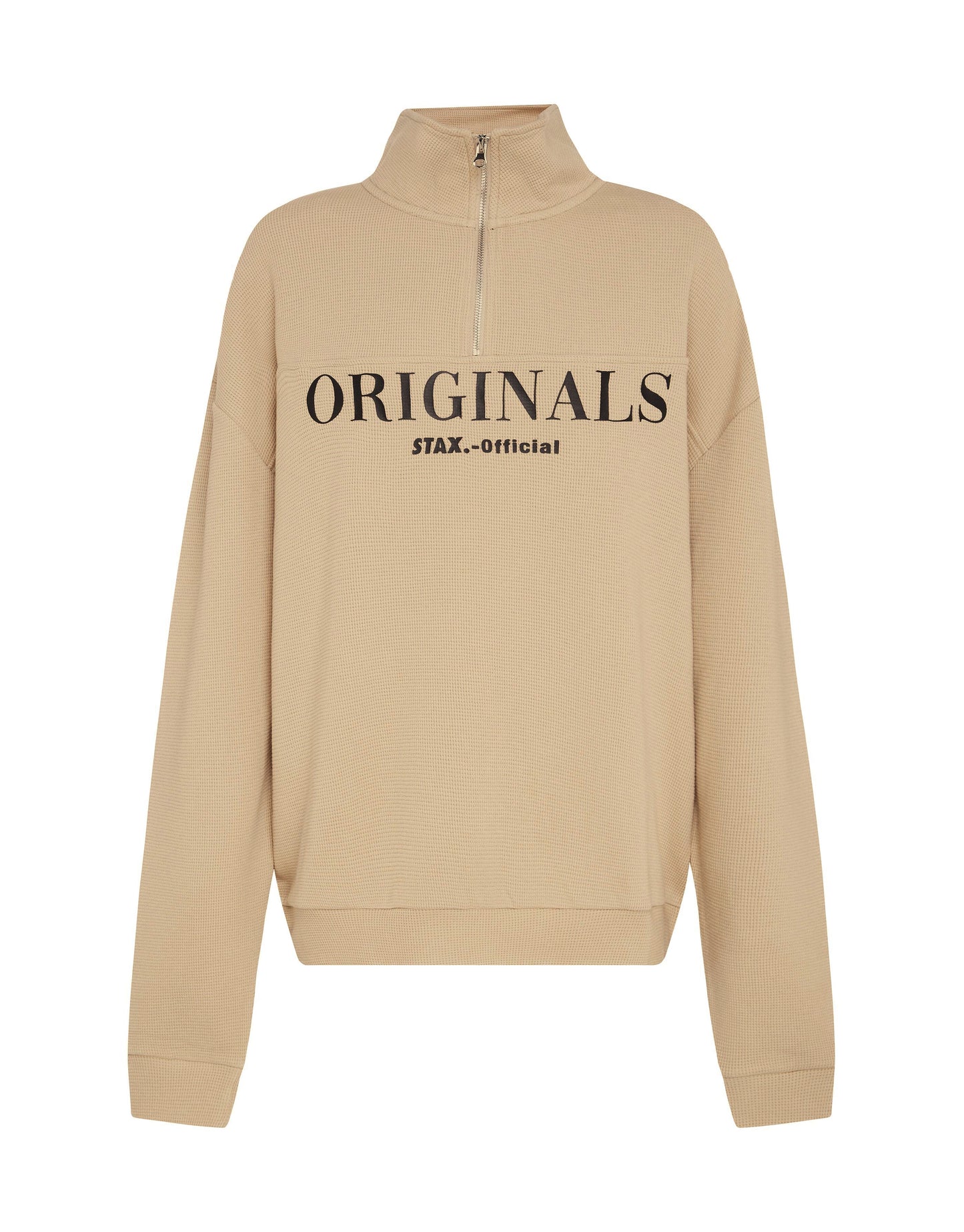 Originals Waffle 1/4 Zip - Sand