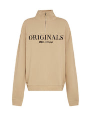 Originals Waffle 1/4 Zip - Sand