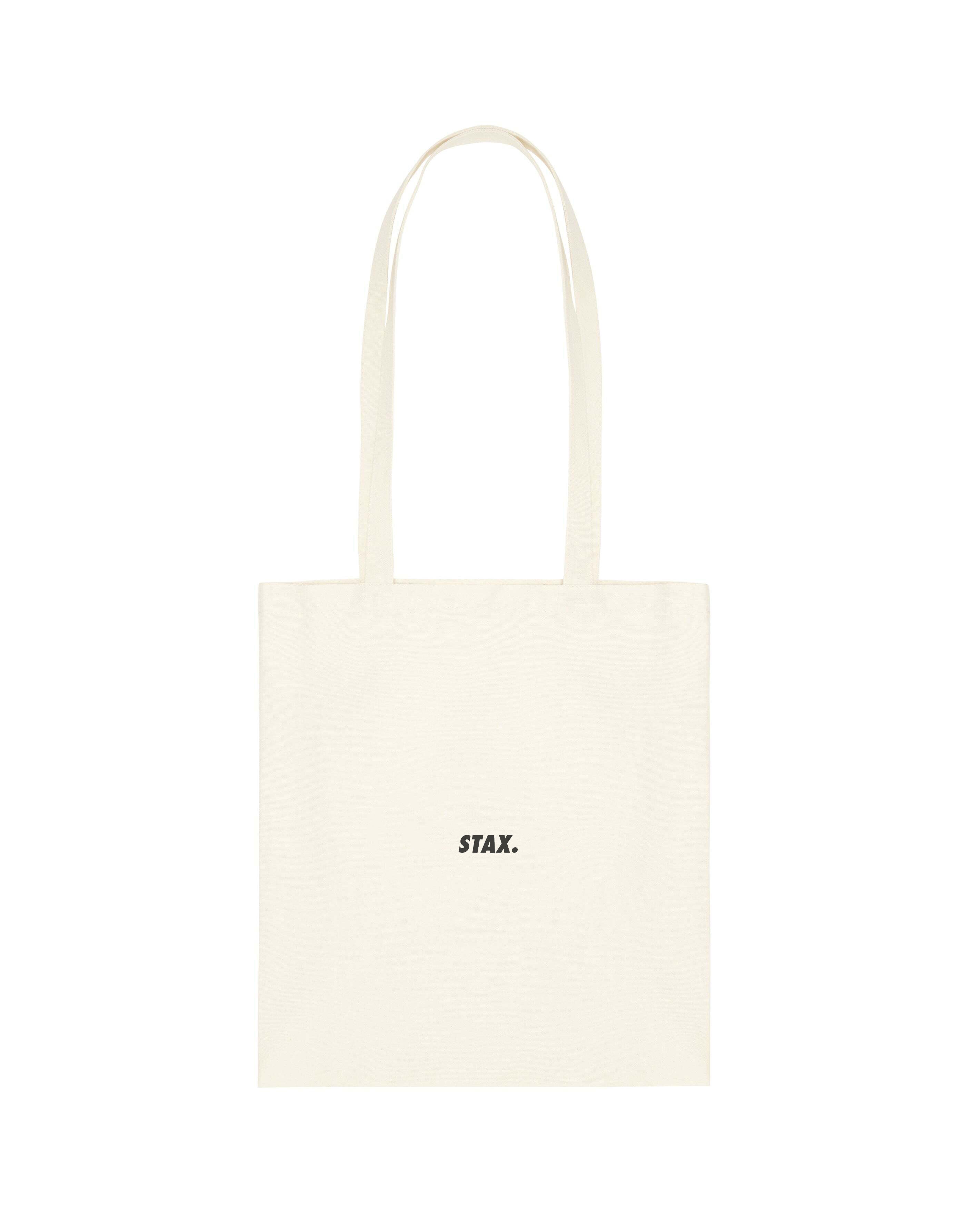 Cream canvas shop bag