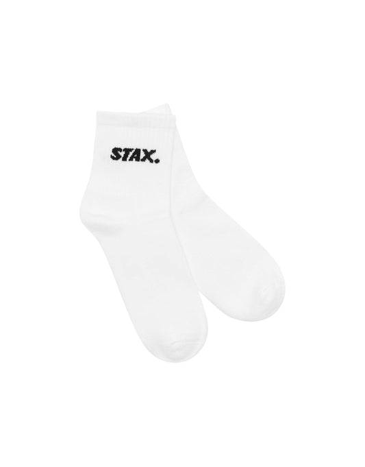STAX. Ankle Socks - White