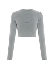 OOS Cropped Long Sleeve - Stone