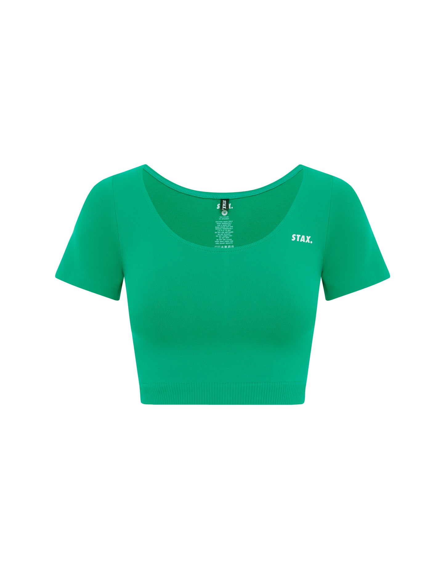 Premium Seamless Scoop Tee - Green