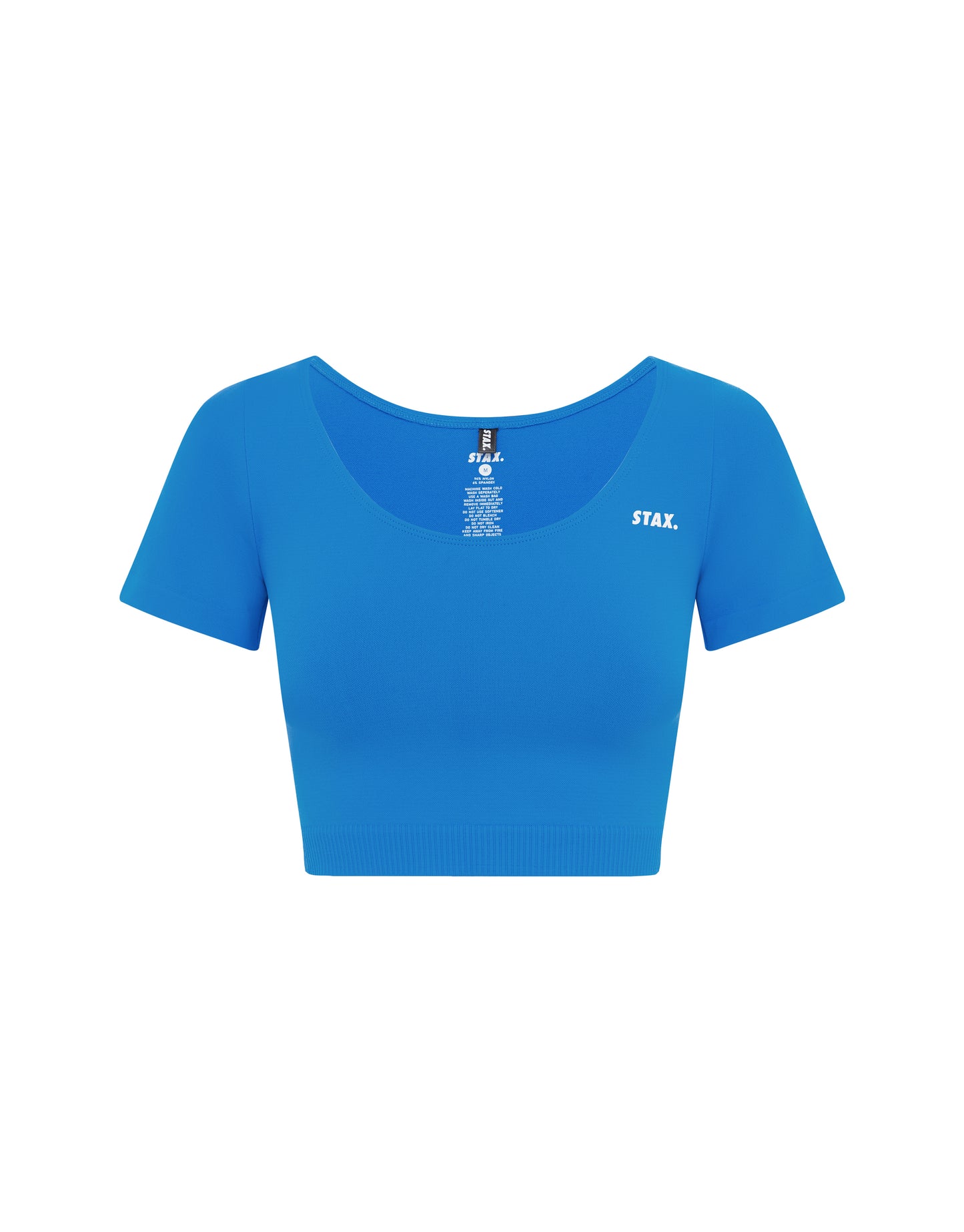 Premium Seamless Scoop Tee - Blue