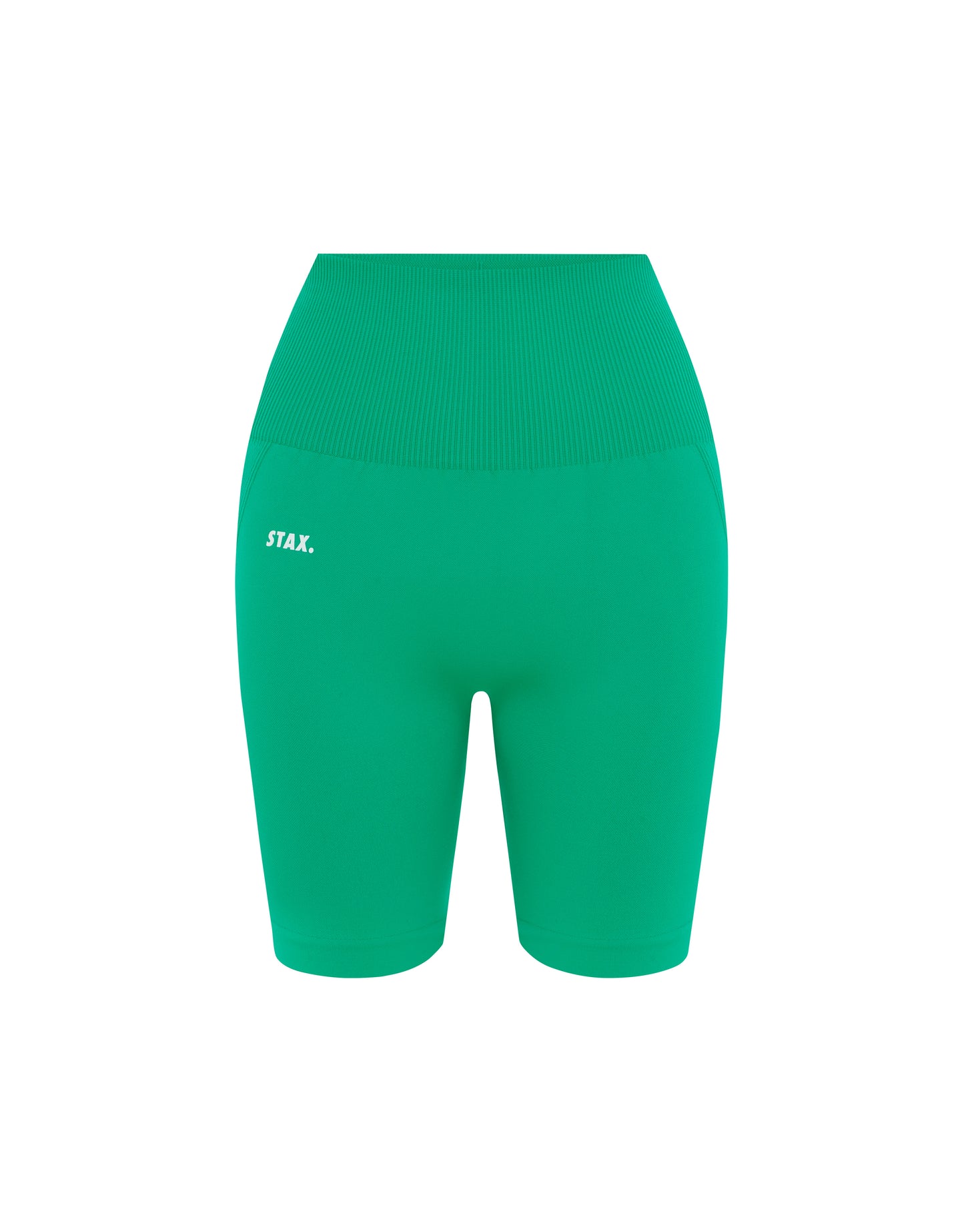 Premium Seamless Midi Bike Shorts - Green