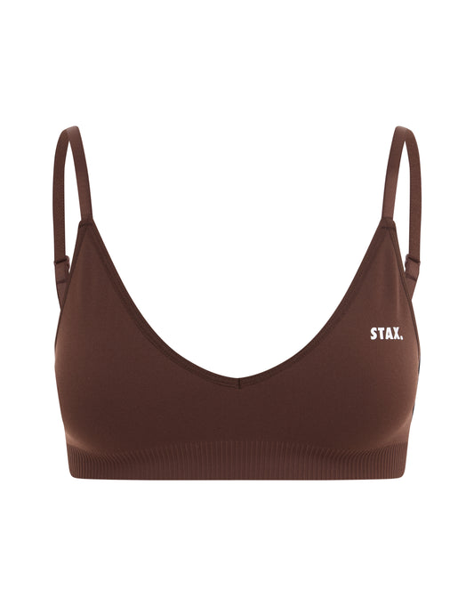 Premium Seamless Bralette - Umber