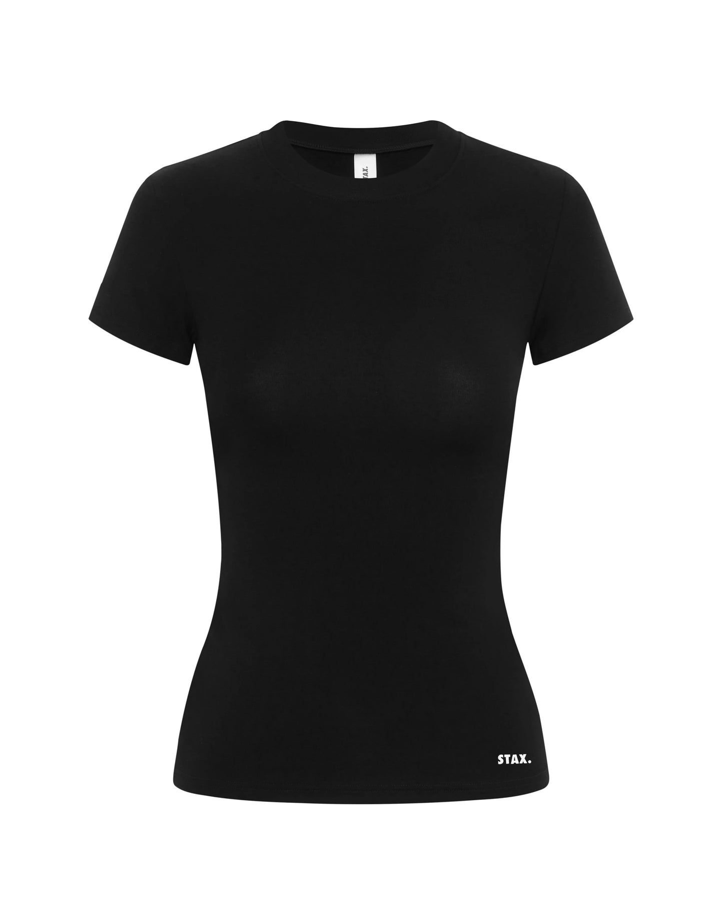 AW Womens Tee - Black/ White