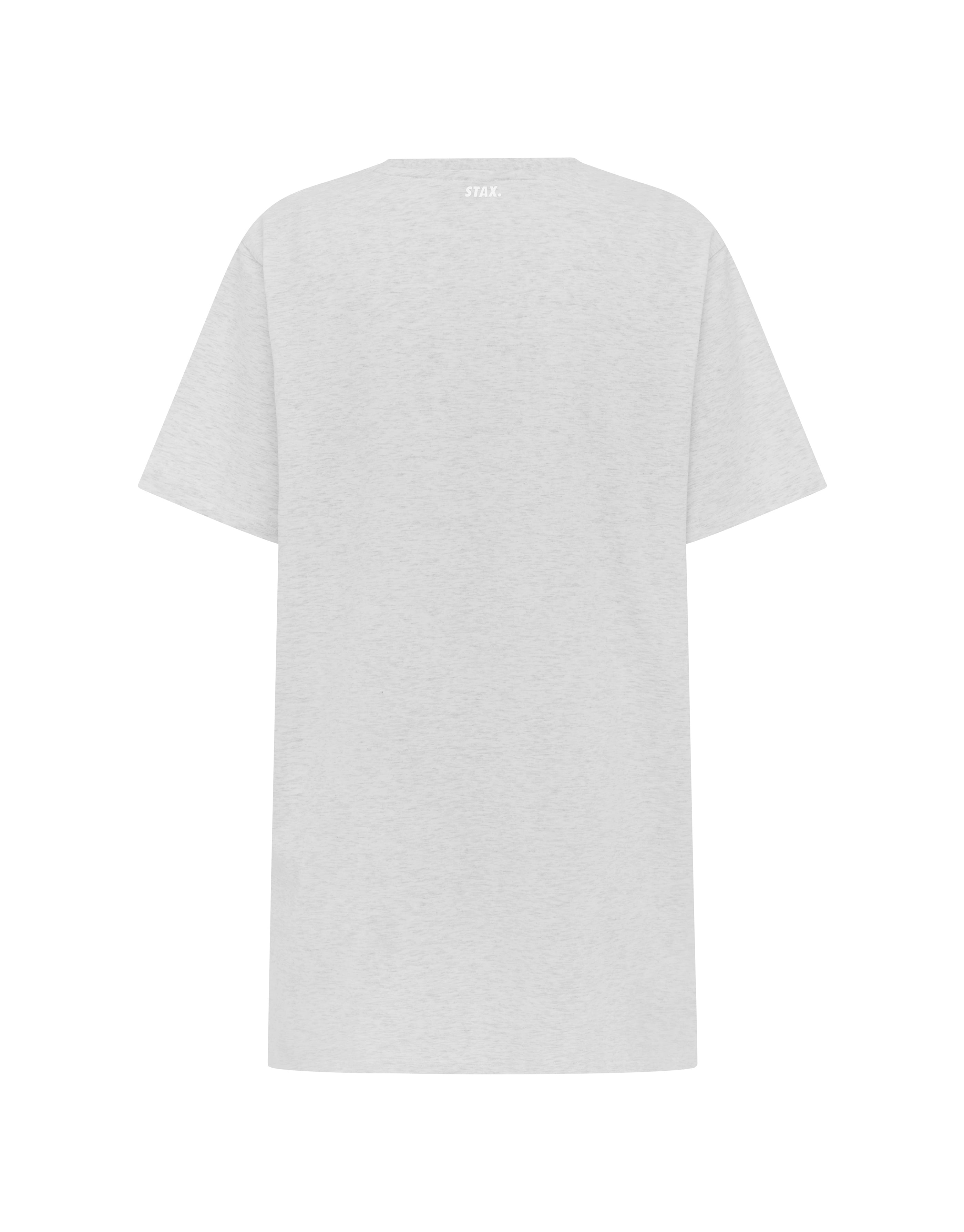 Oversize Tee - Grey Marle