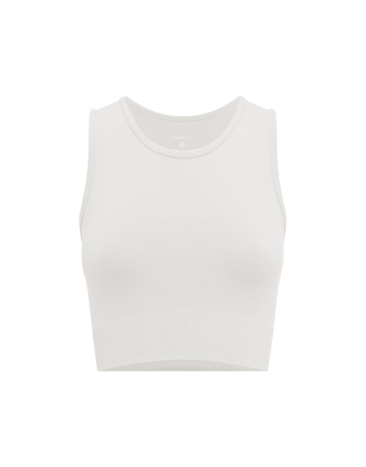 Seamless Cropped Singlet - Dove