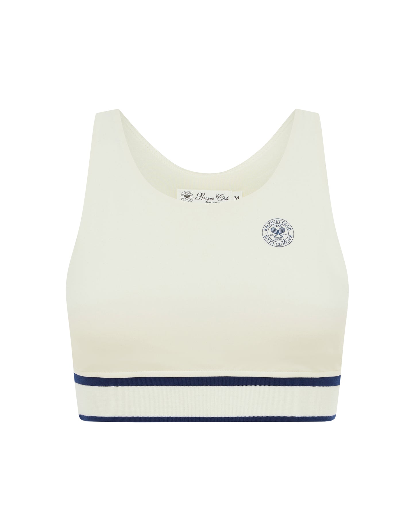 Racquet Club Band Tank - Cream