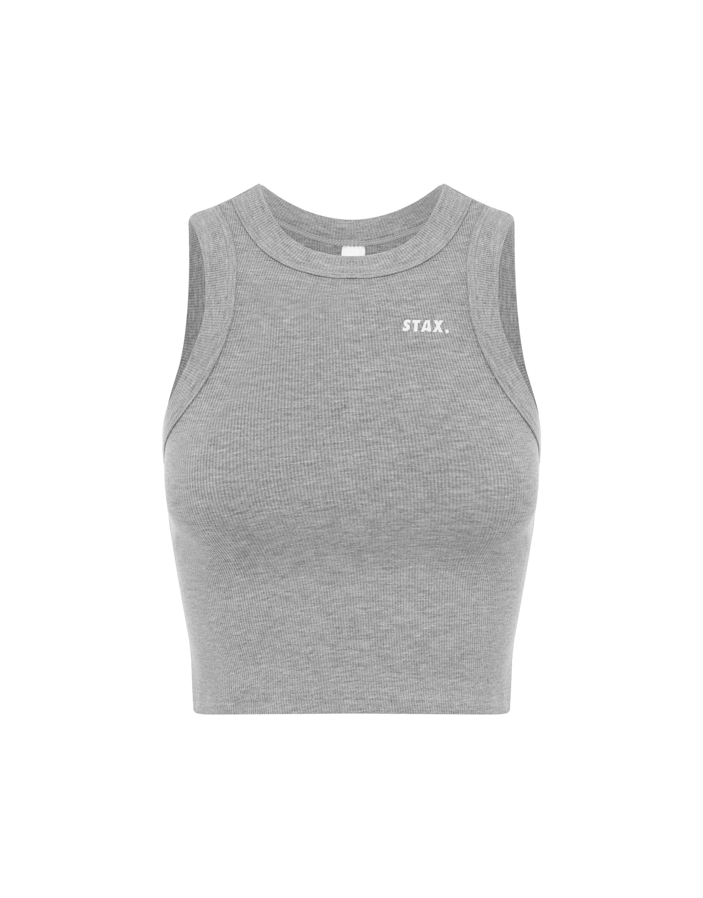 Ribbed Tank - Grey Marle