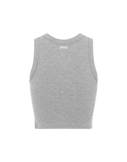 Ribbed Tank - Grey Marle