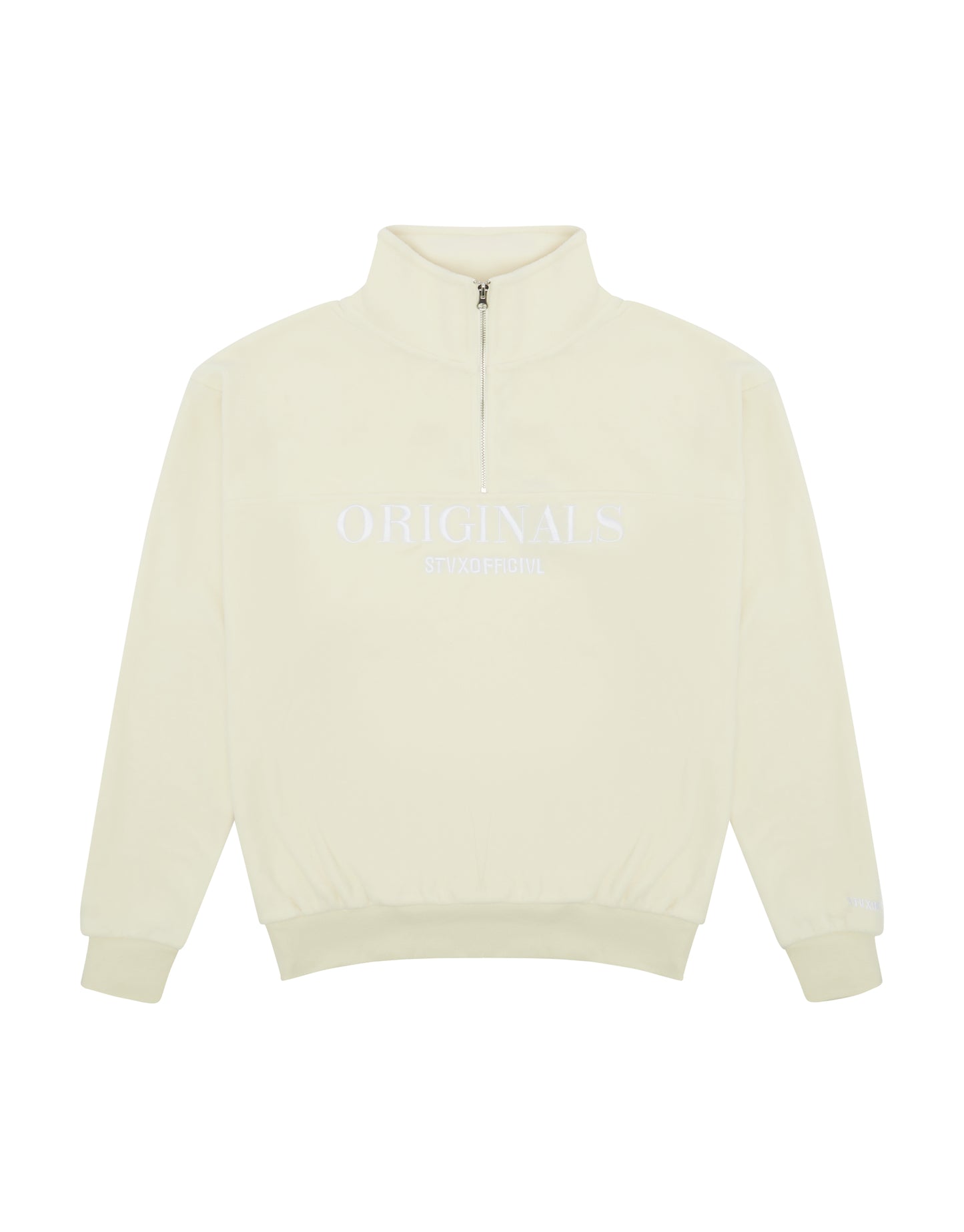 Originals Polar Fleece 1/4 Zip - Cream