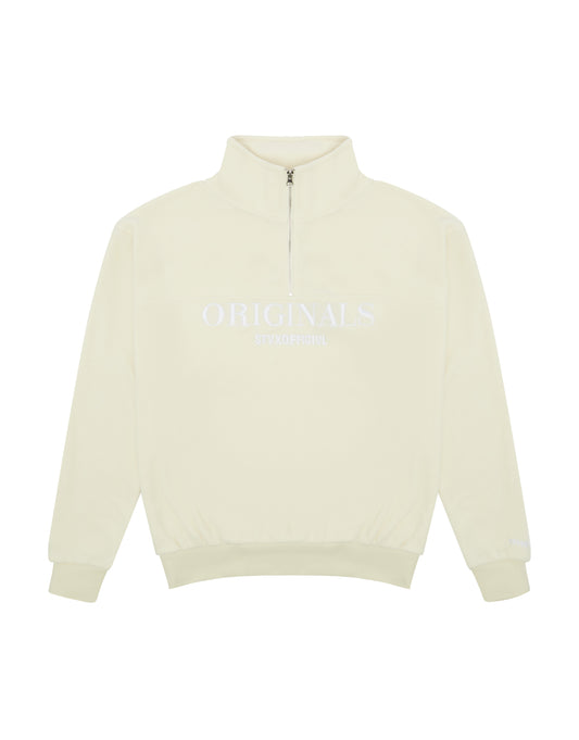 Originals Polar Fleece 1/4 Zip - Cream