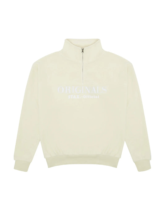 Originals Polar Fleece 1/4 Zip - Cream