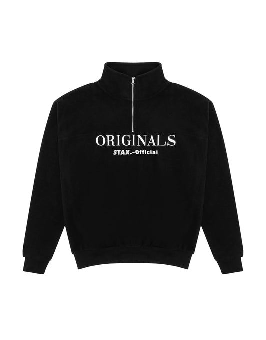 Originals Polar Fleece 1/4 Zip - Black