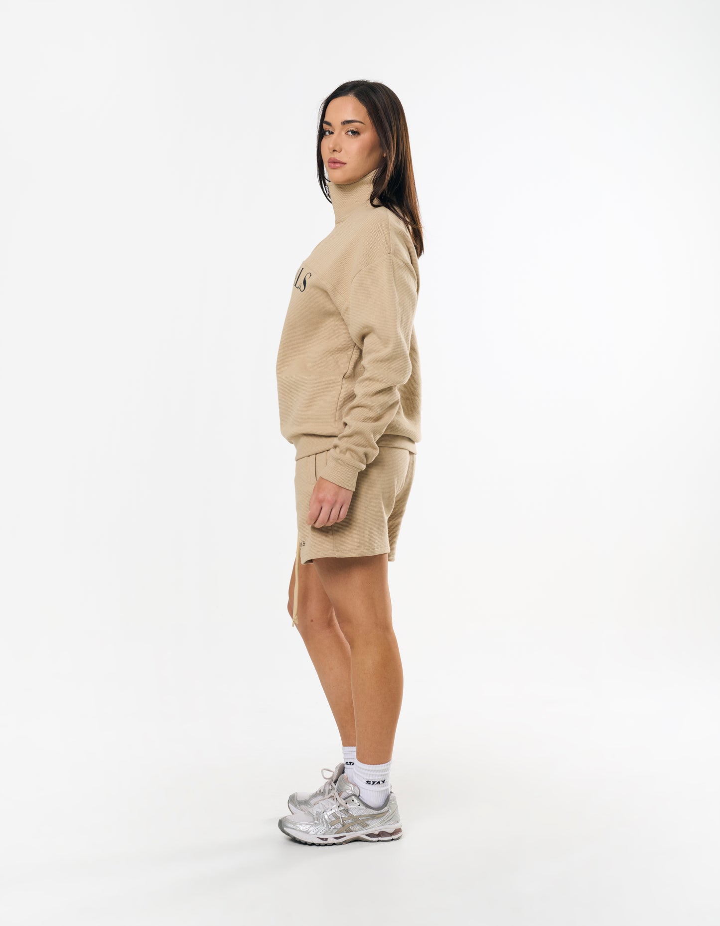 Originals Waffle 1/4 Zip - Sand