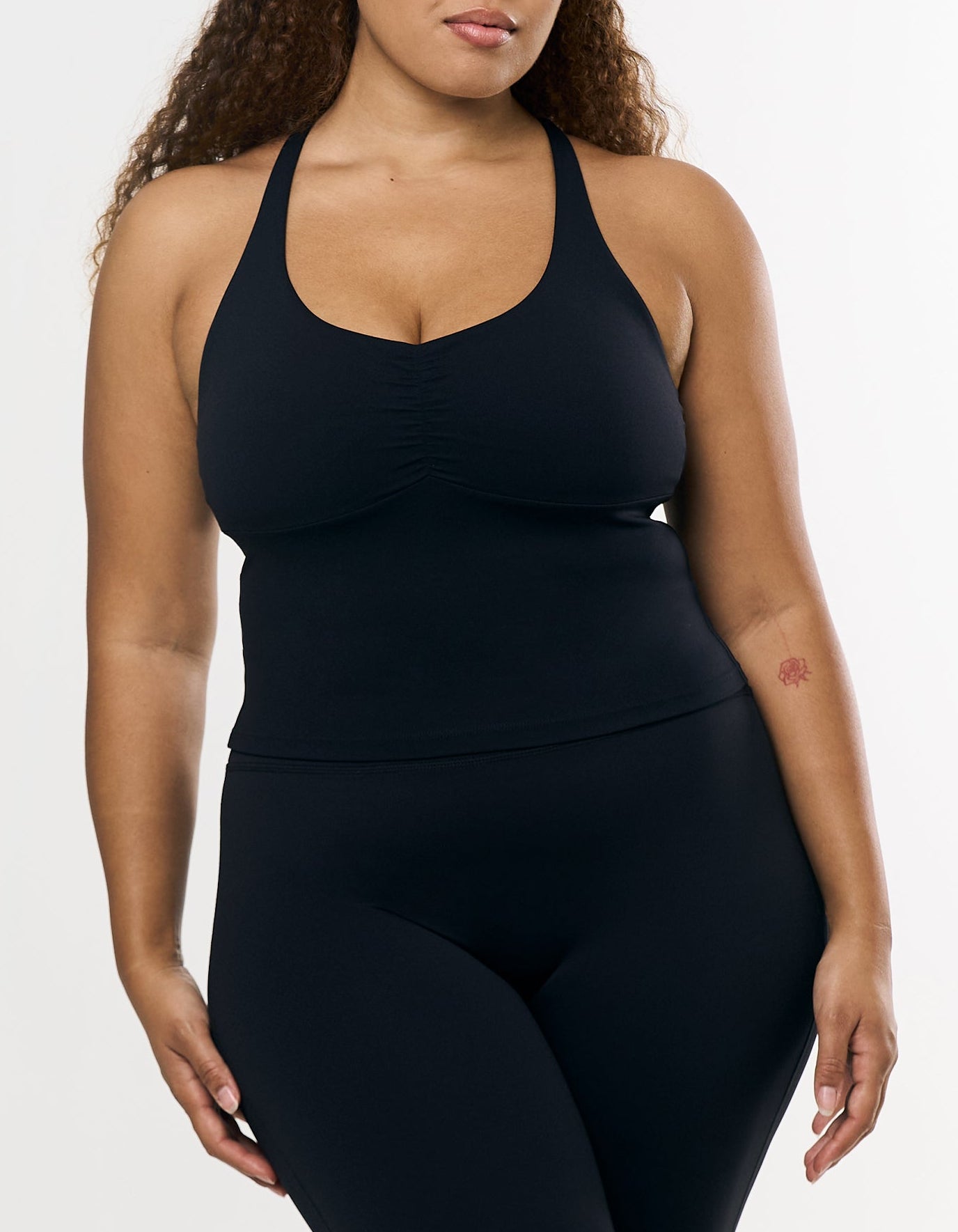 Ruched Tank Airlyte - Black