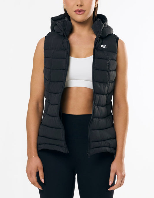 Official Sleeveless Puffer - Black