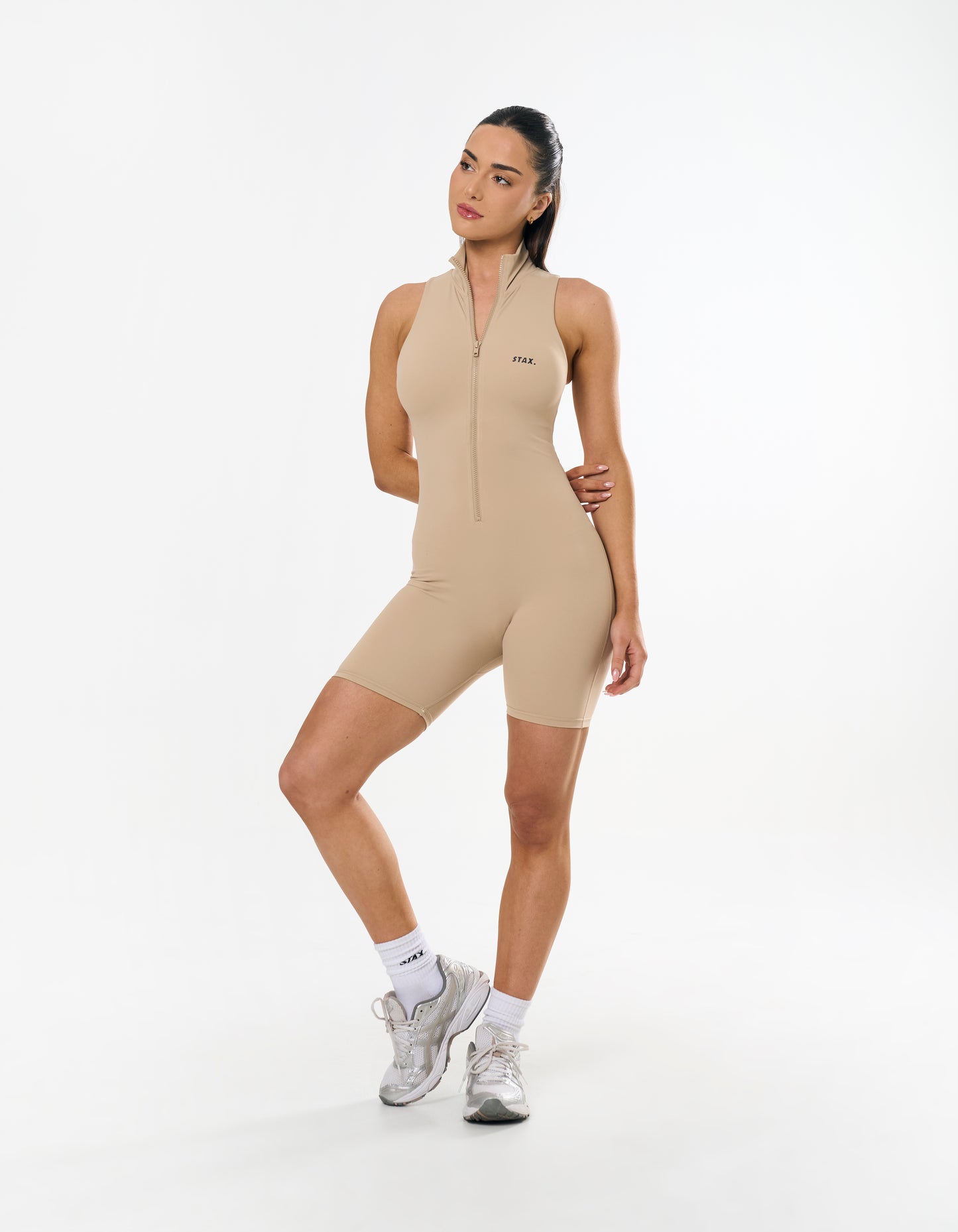 Short Leg Bodysuit NANDEX ™ - Sand - Beige