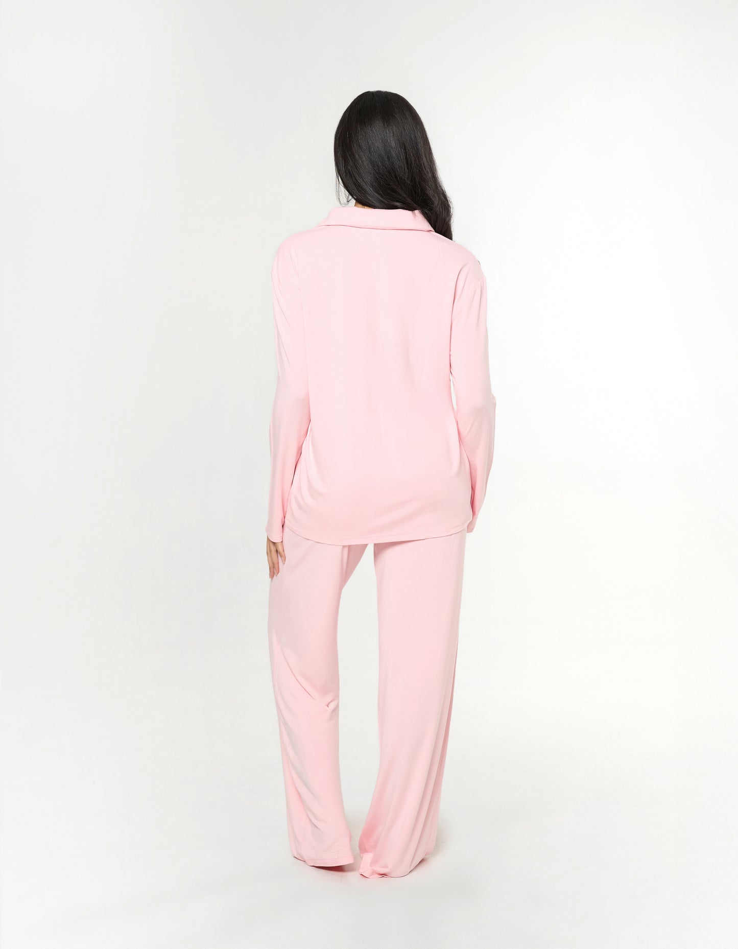 Sleep Long Sleeve Shirt - Baby Pink