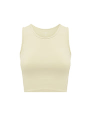 Seamless Cropped Singlet - Butter