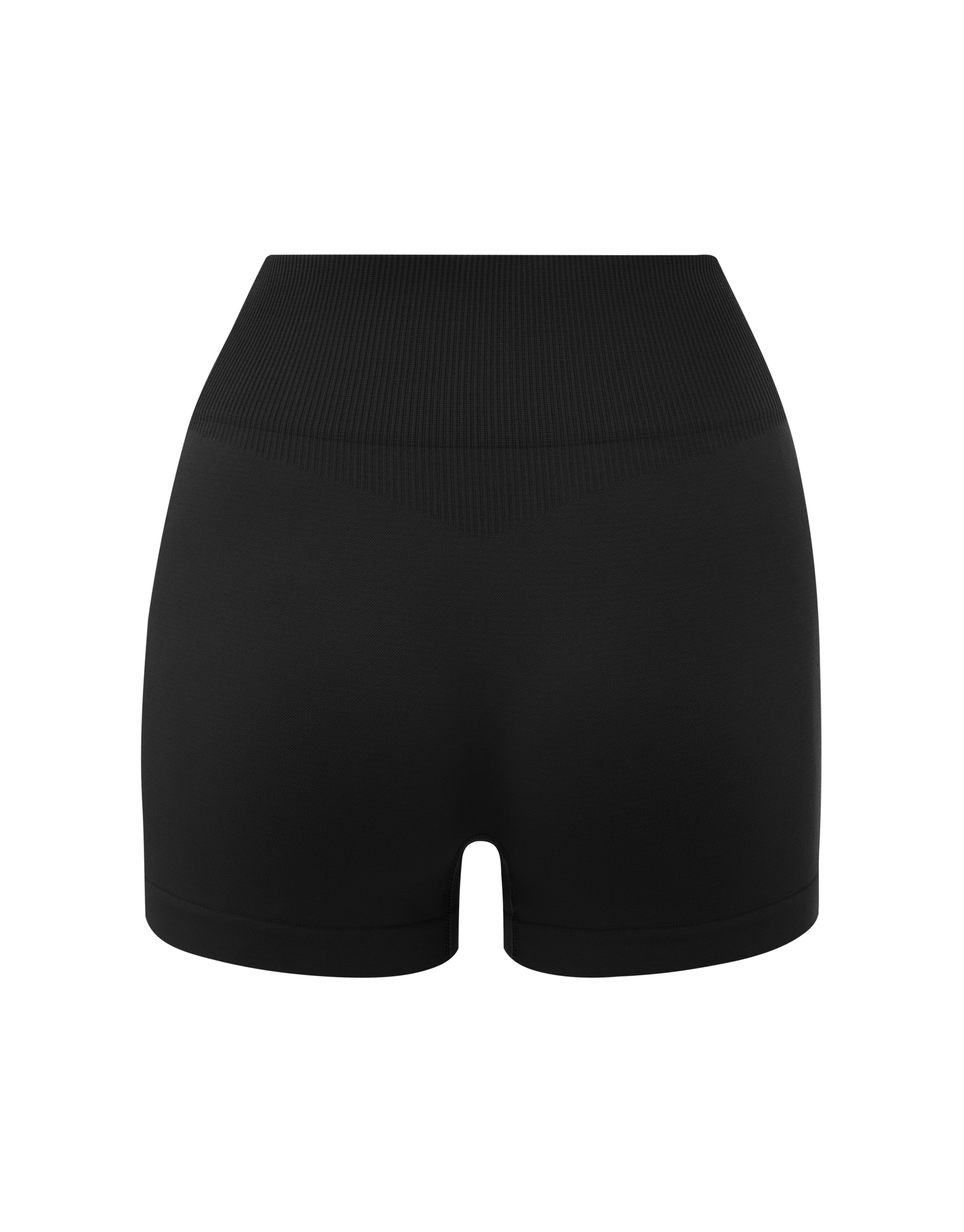 Seamless Mini Biker Shorts Black STAX