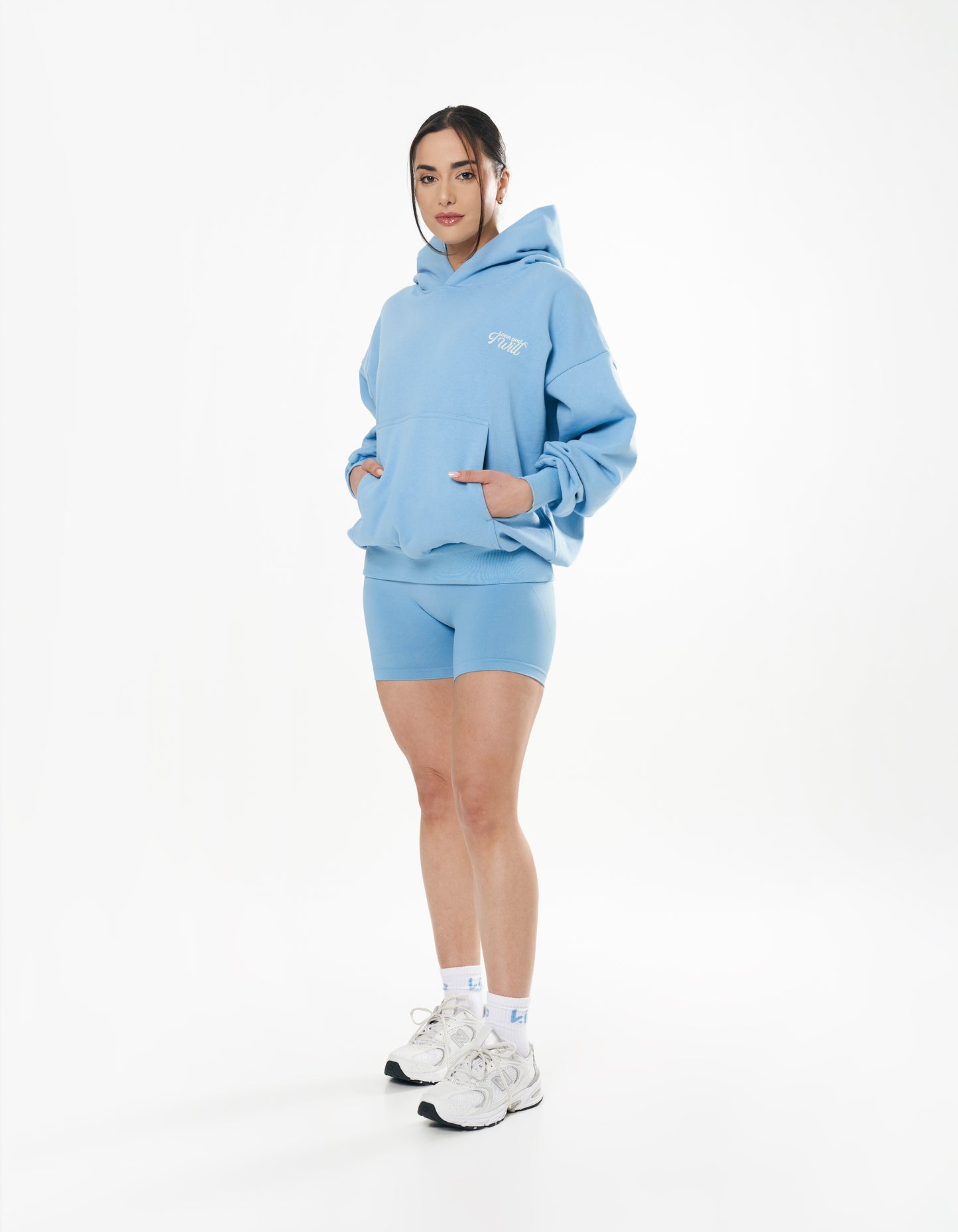 Kic I Will Hoodie - Blue