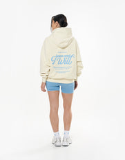 Kic I Will Hoodie - Cream