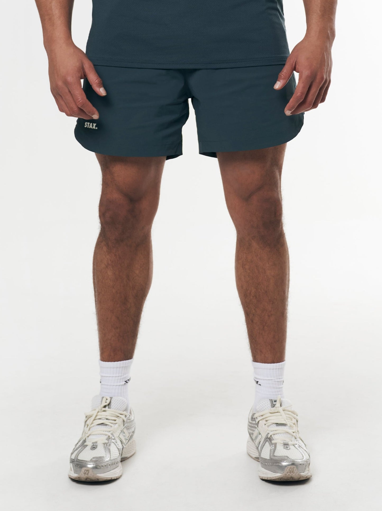 Mens Sport Nylon Shorts - Navy