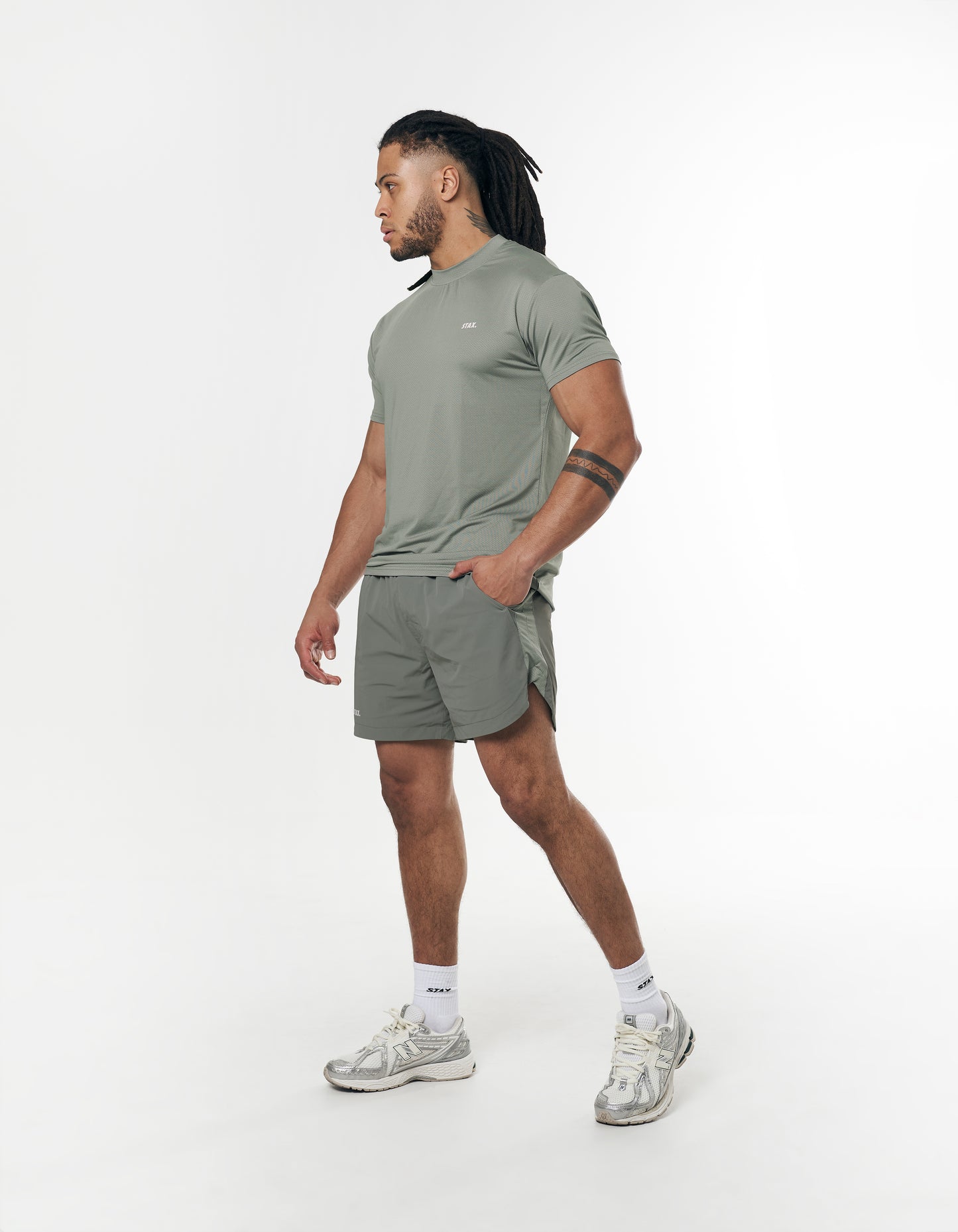 Mens Sport Tee - Sage