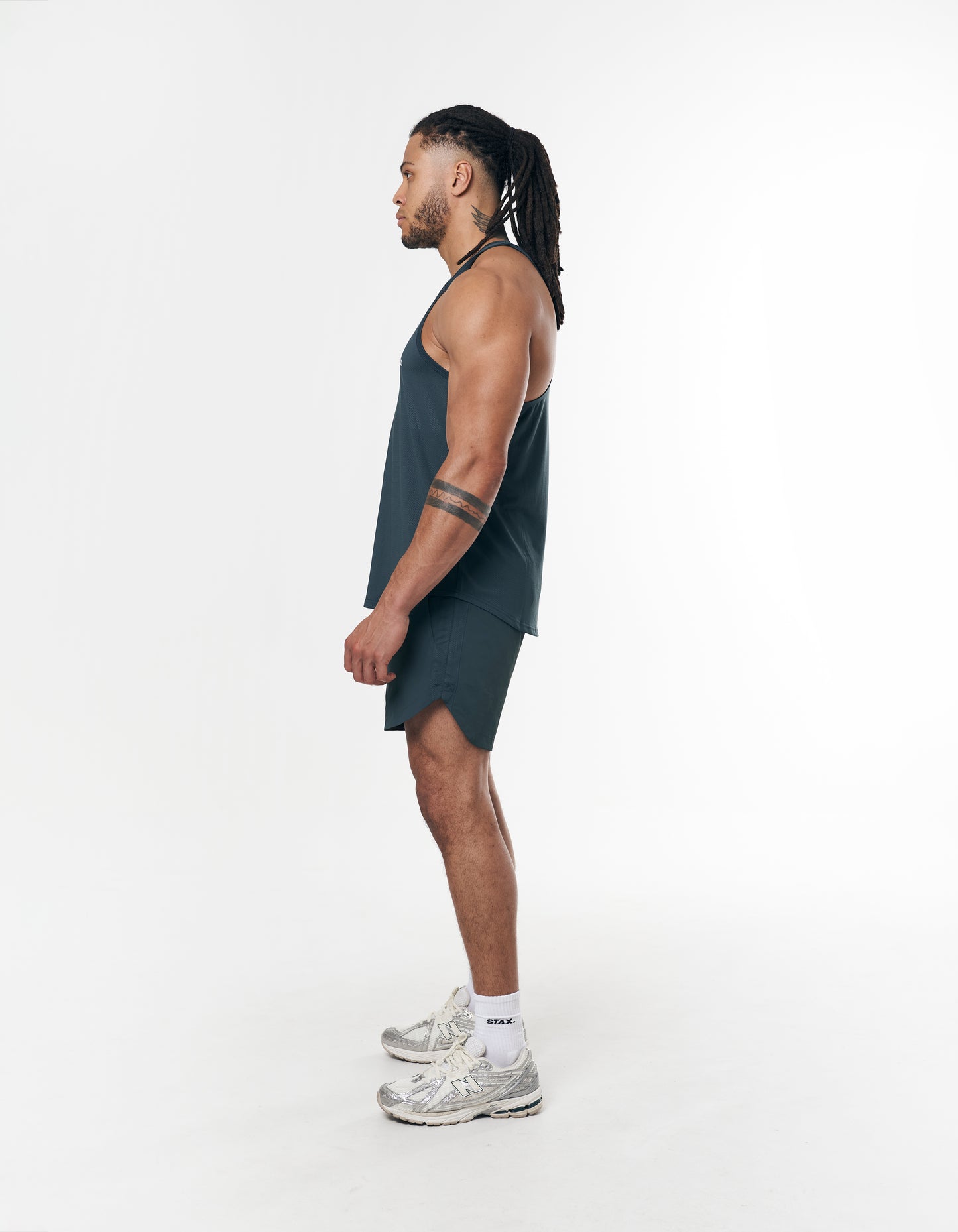 Mens Sport Singlet - Navy