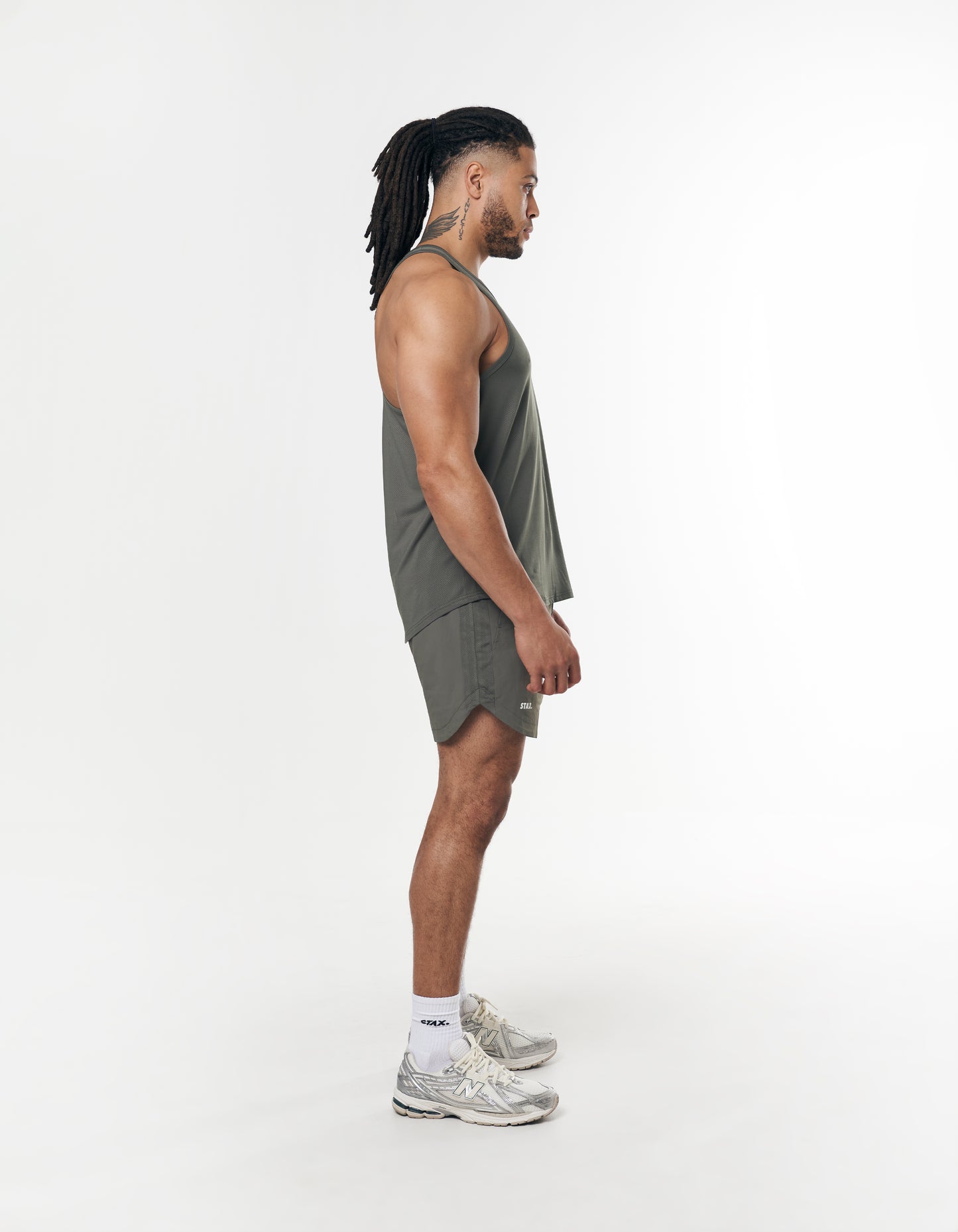 Mens Sport Singlet - Grey