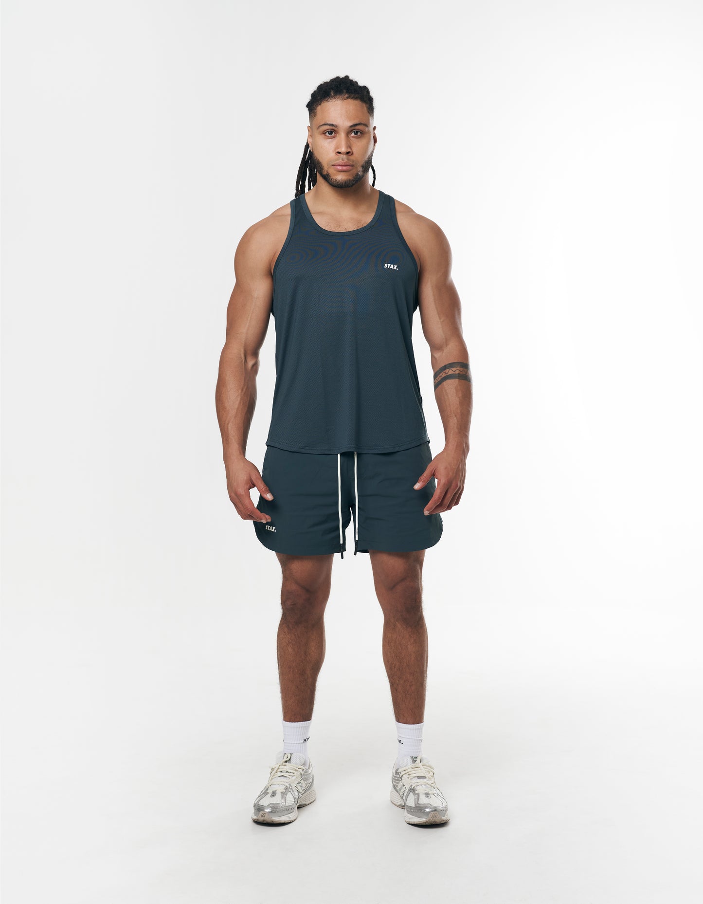 Mens Sport Singlet - Navy