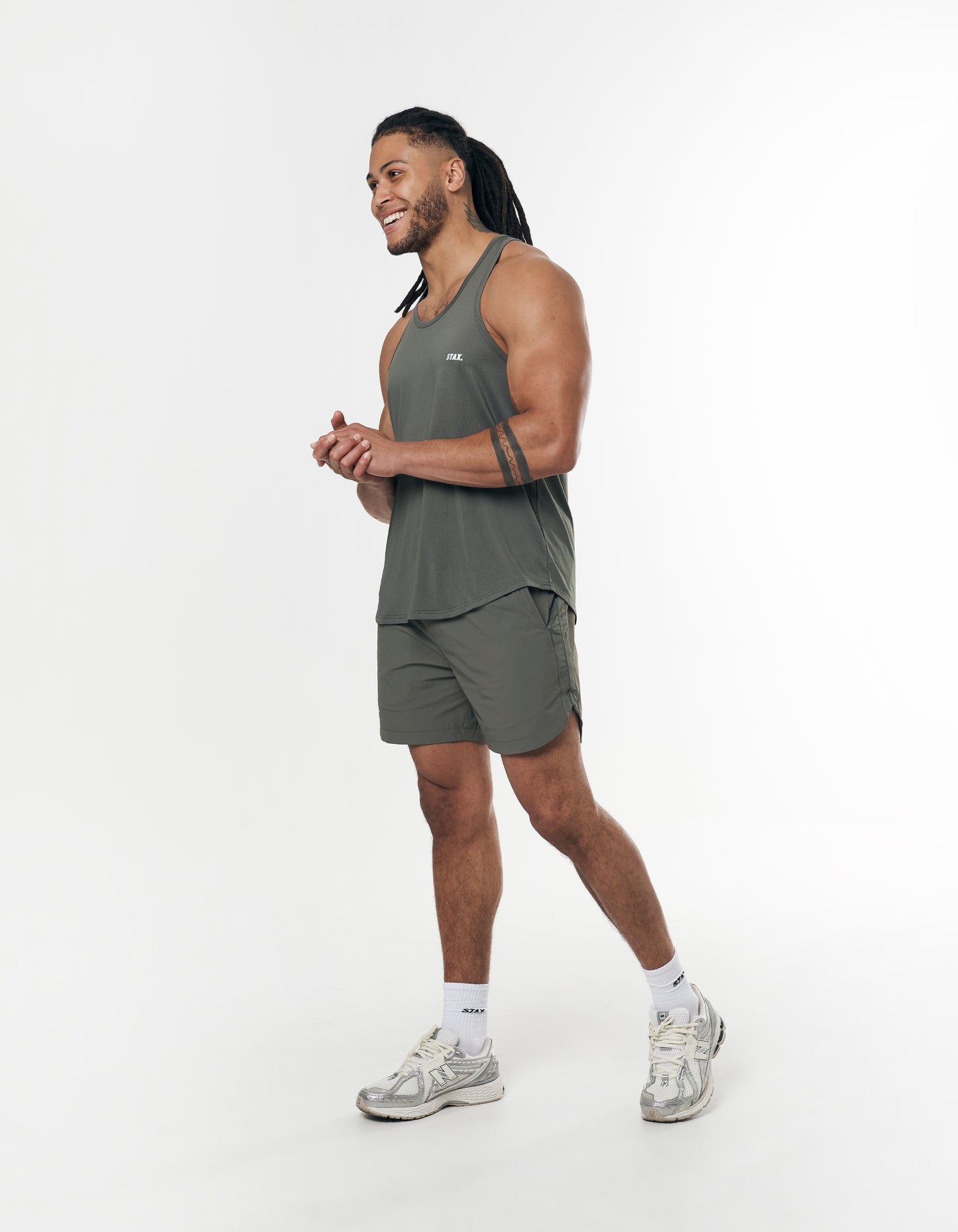 Mens Sport Singlet - Grey