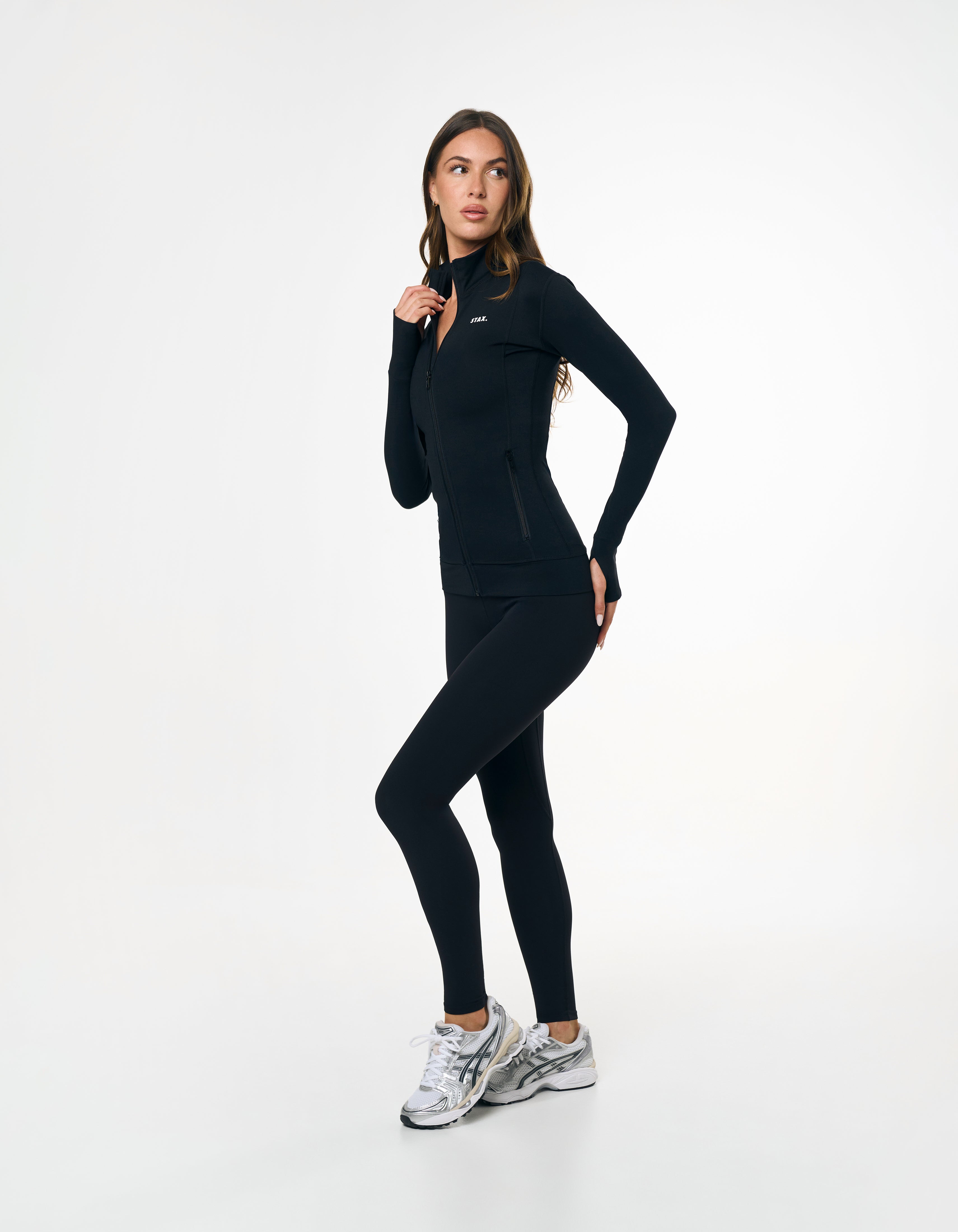 Black Zip Jacket | High-Performance NANDEX™ Fabric | STAX – STAX.