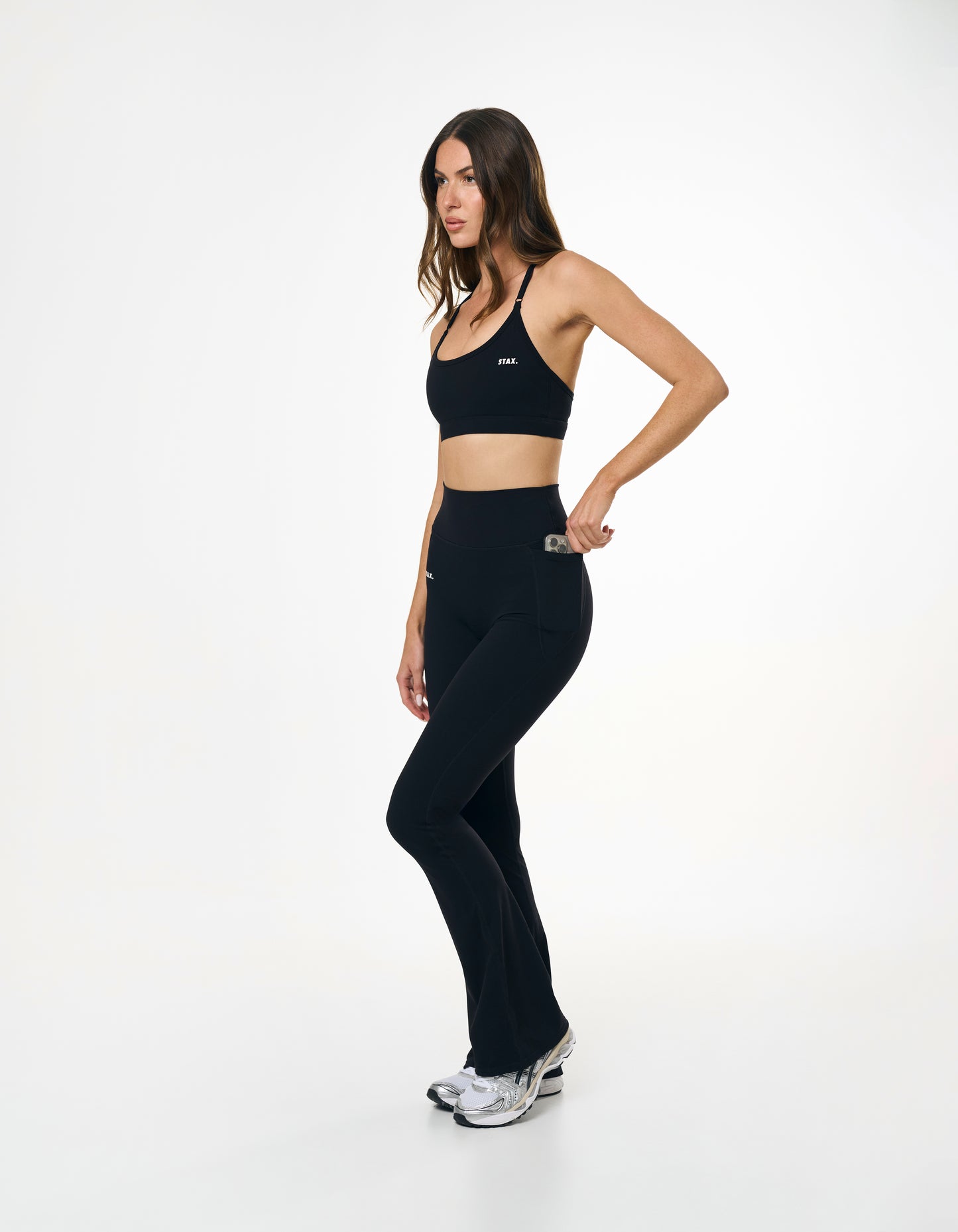 Phone Pocket Flare Tights NANDEX™ - Black