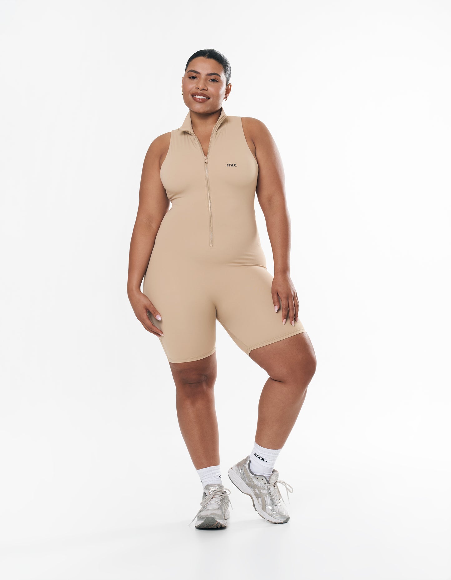 Short Leg Bodysuit NANDEX ™ - Sand - Beige