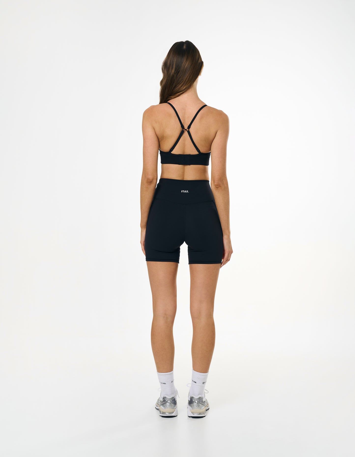 Phone Pocket Midi Bike Shorts NANDEX™ - Black