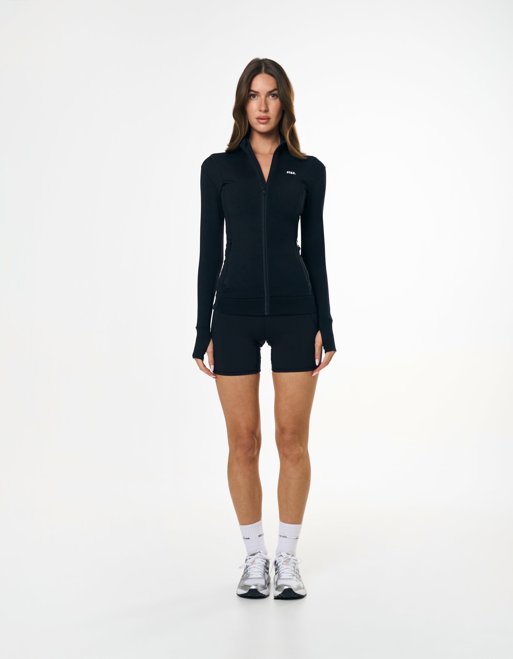 Black Zip Jacket | High-Performance NANDEX™ Fabric | STAX – STAX.